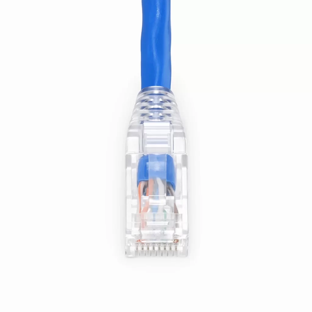 كابل شبكة إيثرنت Cat6a 24AWG خالٍ من التعليق غير محمي (U/UTP) PVC CM
