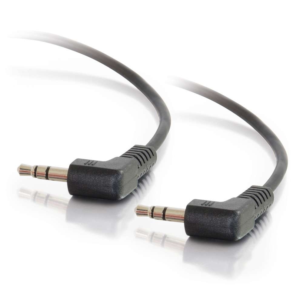 3.5mm Right Angled M/M Stereo Audio Cable