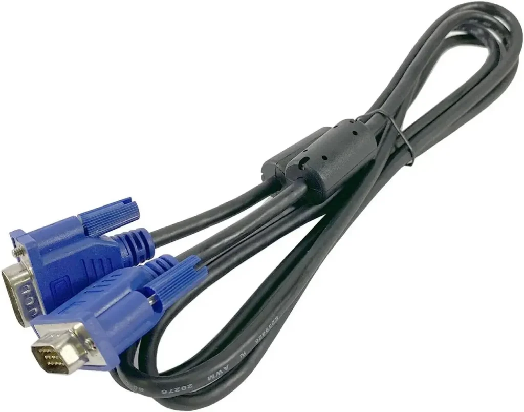 1.5M VGA 15Pin Male to Male Monitor Cable AWM 30V E119932 High Resolution Video Cable for PC Desktop Laptop Monitor Projector