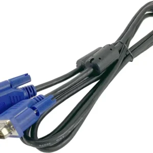 ⁦1.5M VGA 15Pin Male to Male Monitor Cable AWM 30V E119932 High Resolution Video Cable for PC Desktop Laptop Monitor Projector⁩ - الصورة ⁦3⁩