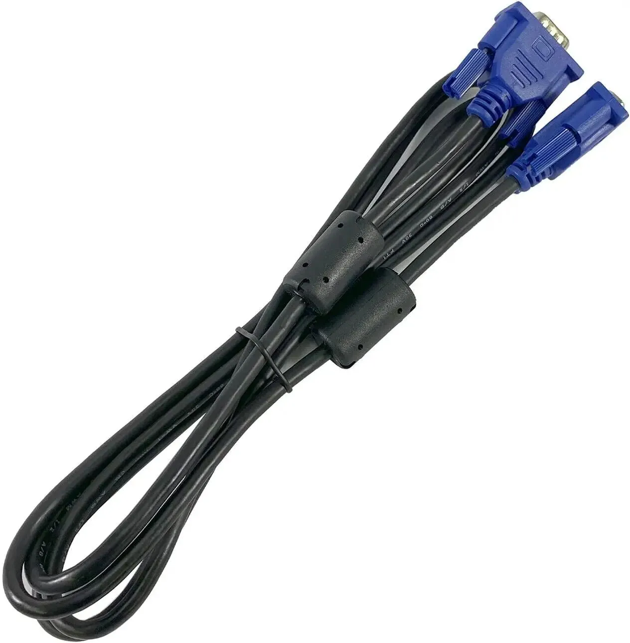 ⁦1.5M VGA 15Pin Male to Male Monitor Cable AWM 30V E119932 High Resolution Video Cable for PC Desktop Laptop Monitor Projector⁩ - الصورة ⁦4⁩