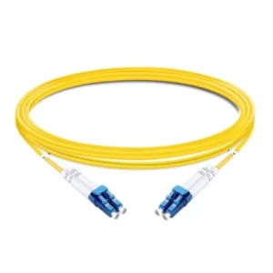 Duplex OS2 9/125 Single Mode Fiber Patch Cord LC UPC to LC UPC LSZH Jacket Low Insertion Loss Bidirectional Optical Jumper for FTTH Network