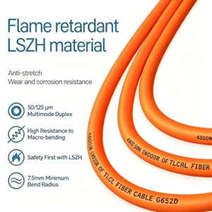 OM2 Duplex Supplier of fiber optic patch cables, cat5e/cat6/cat6a Ethernet cables, data transmission cables, audio/video cables, and power cords.