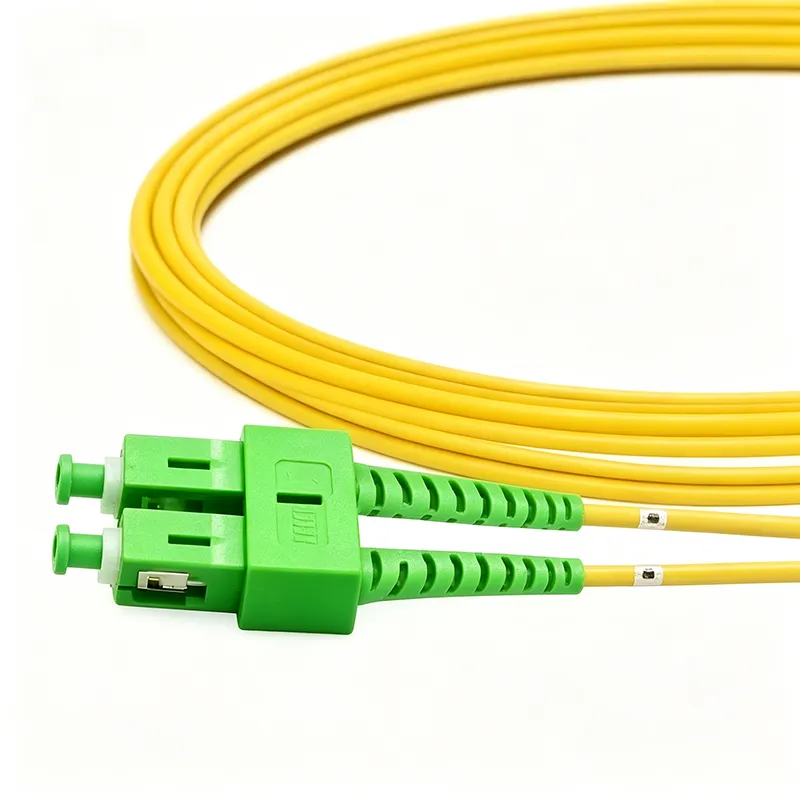 Duplex OS2 Singlemode Glasfaser-Patchkabel LC-APC/SC-APC auf LC-APC/SC-APC, LSZH, 2,0 mm Mantel, optischer Jumper mit geringer Rückflussdämpfung für PON-FTTH-System