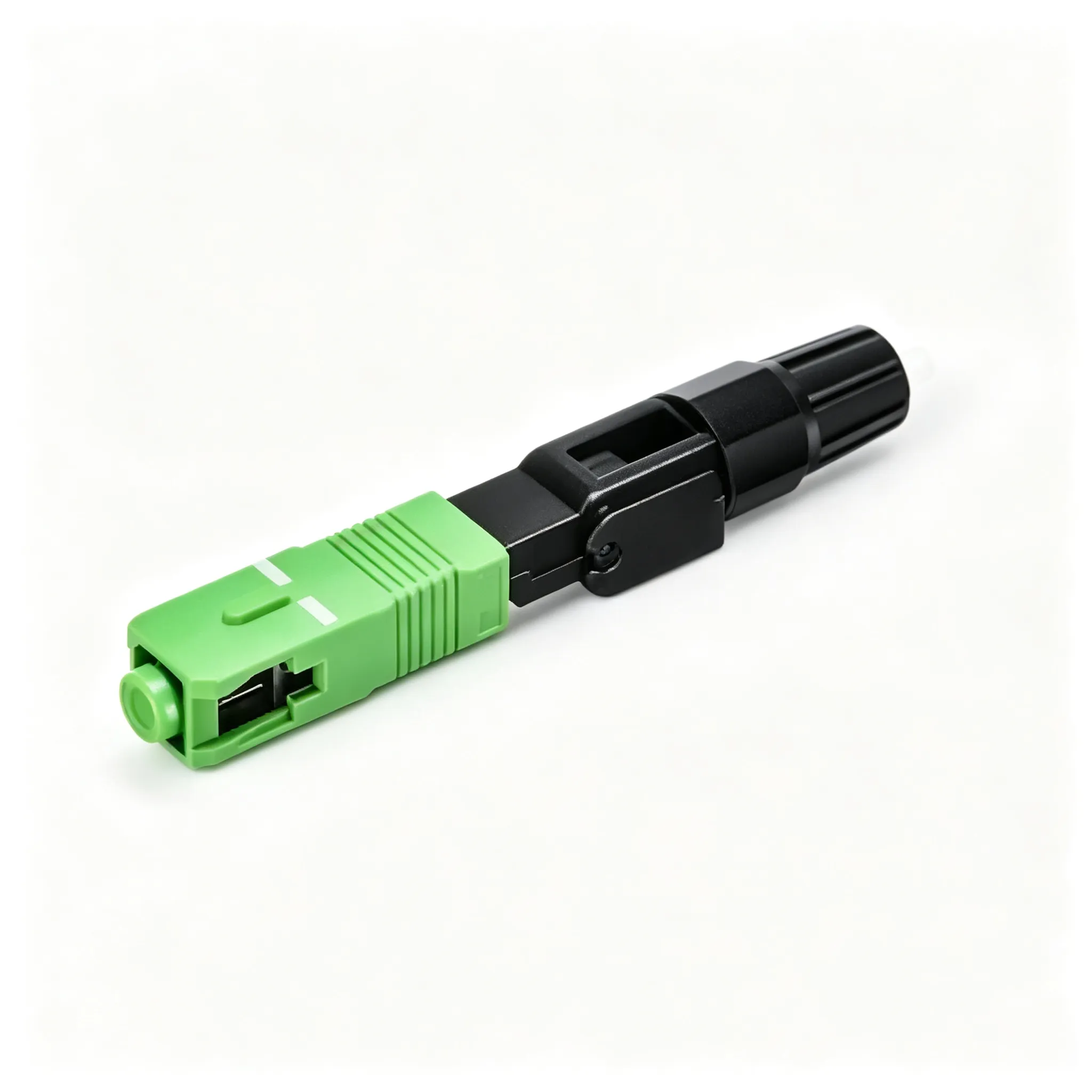 SC APC fast assembly fiber connector single mode quick field termination