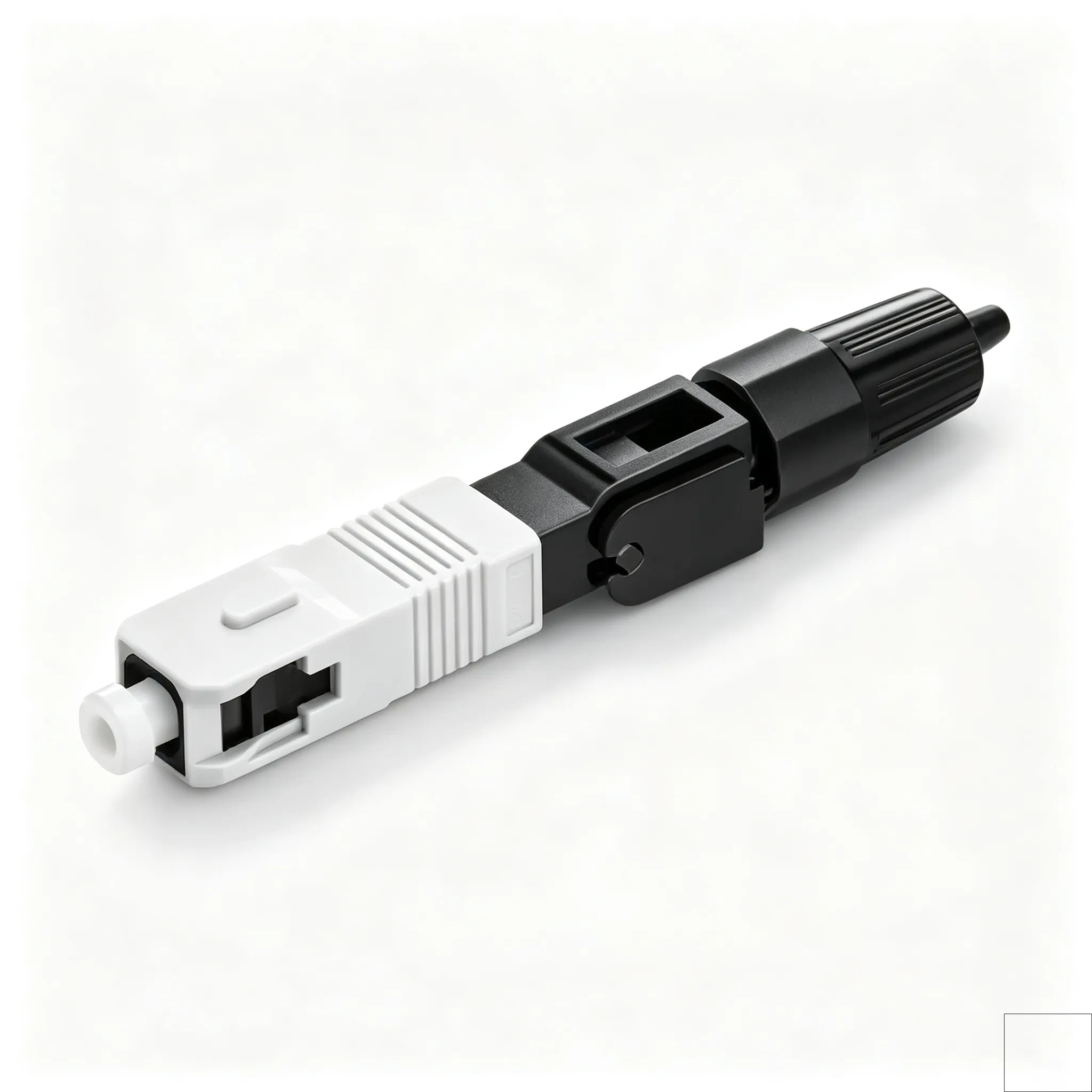 SC UPC Fast Assembly Fiber Connector, Pre-Polished Ferrule Single Mode Quick Field Connector for FTTH Drop Cable - 画像 (2)