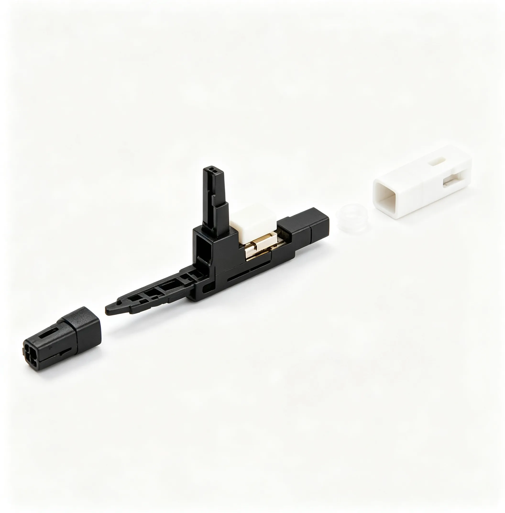 SC UPC Fast Assembly Fiber Connector, Pre-Polished Ferrule Single Mode Quick Field Connector for FTTH Drop Cable - 画像 (5)