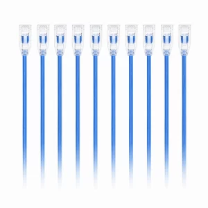 Cat6 24AWG Snagless Unshielded (U/UTP) PVC CM Ethernet Network Patch Cable, (10pcs/pack)