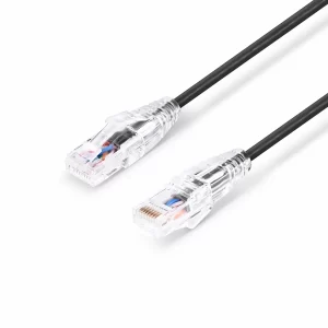 Cat6a 28AWG Snagless Unshielded (U/UTP) PVC CM Small Diameter High-Flex Ethernet Network Patch Cable - изображение 2