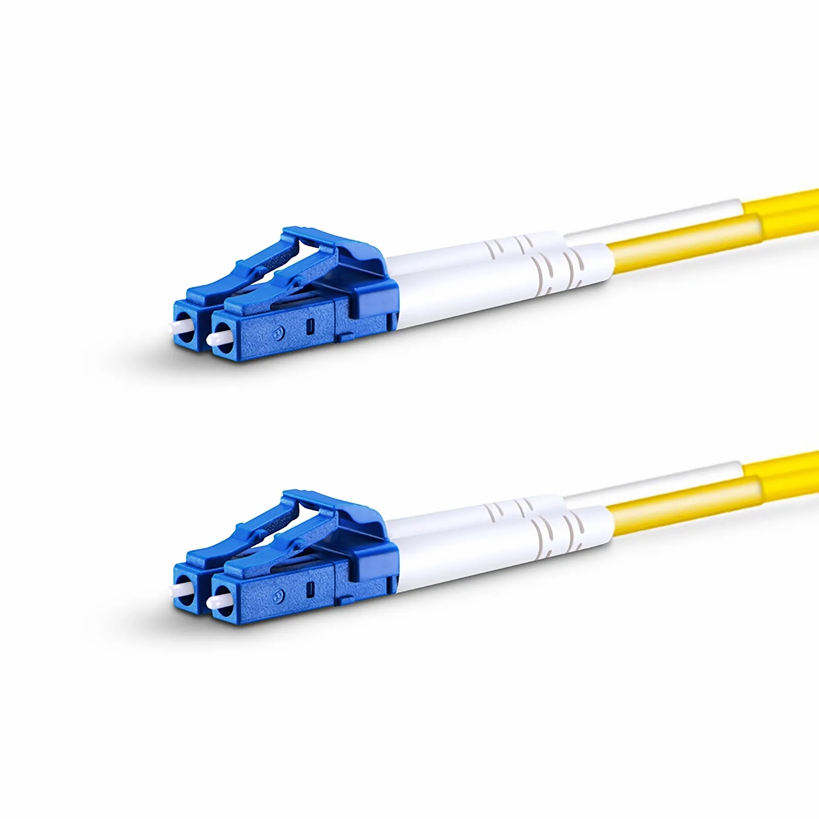 Fiber Patch Cable, 2 Fibers, LC UPC Duplex to LC UPC Duplex, Single Mode (OS2), Riser (OFNR), 2.0mm, Tight-Buffered, Yellow - Image 5