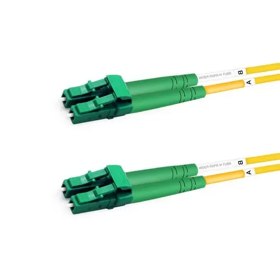Duplex OS2 Single Mode Fiber Patch Cord LC‑APC to LC‑APC LSZH 2.0mm Jacket Low Return Loss Optical Jumper for PON FTTH Data Center