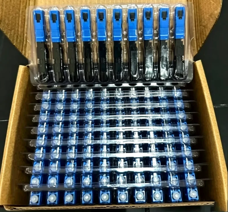 SC UPC fast assembly fiber connector single mode pre-polished ferrule quick field termination