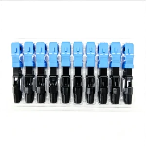 SC UPC fast assembly fiber connector single mode pre-polished ferrule quick field termination