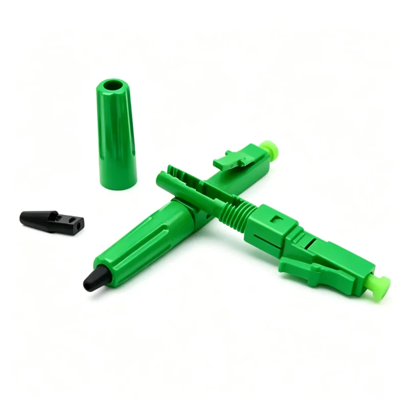 LC fast assembly fiber connector APC UPC for FTTH