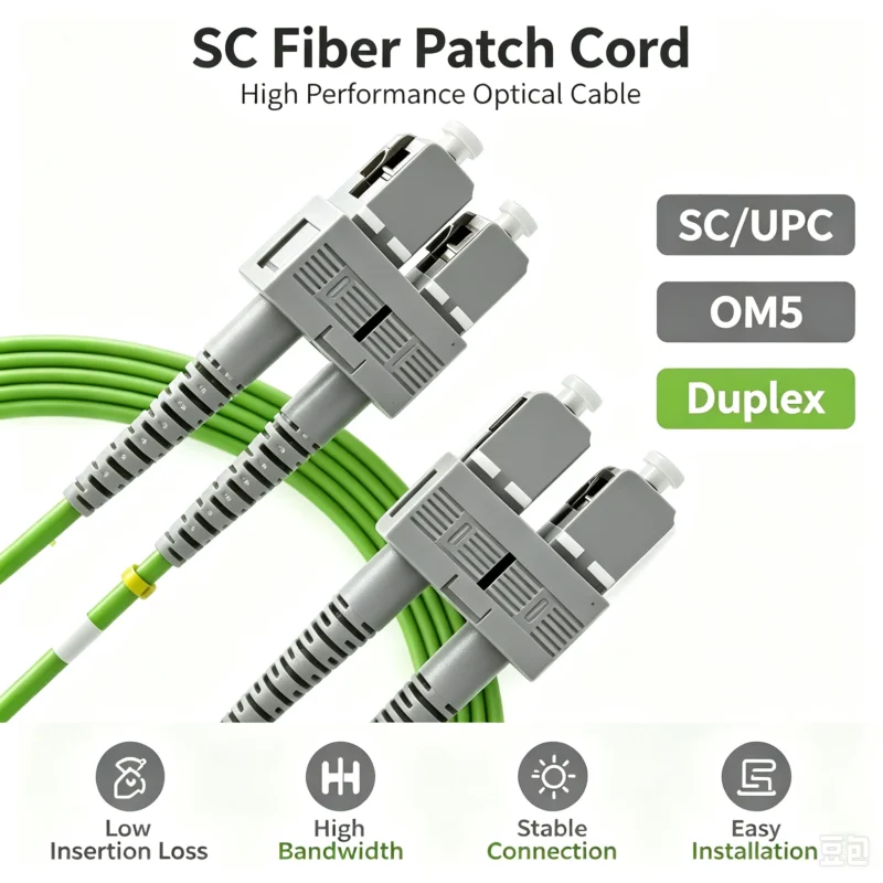 om5 sc sc upc fiber cable