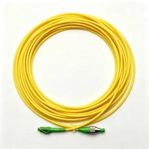 Cabo de fibra de modo único LC/APC a FC/APC OS2 Simplex, LSZH