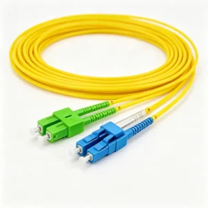 Duplex OS2 Single Mode Fiber Patch Cord LC‑UPC to SC‑APC LSZH Jacket Transition Optical Jumper for Mixed‑Polishing Optical Cabinet Wiring - 이미지 5