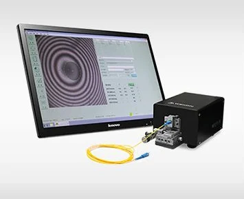 3D interferometer test for OS2 singlemode simplex fiber patch cord connector end-face geometry