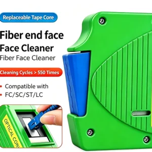 Fiber Optic End‑Face Cleaner Box Replaceable Tape Core for LC/SC/FC/ST Connector Cleaning