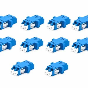 Multi-Type Fiber Optic Adapter Coupler with LC UPC and SC UPC/APC Simplex or Duplex Options, 10Pcs - Image 2
