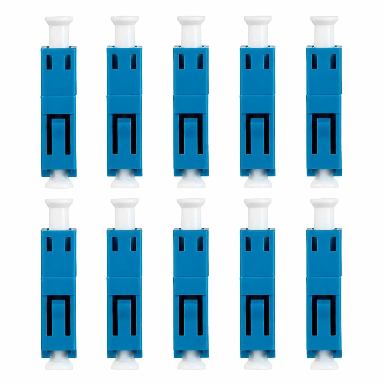 Multi-Type Fiber Optic Adapter Coupler with LC UPC and SC UPC/APC Simplex or Duplex Options, 10Pcs - Image 4