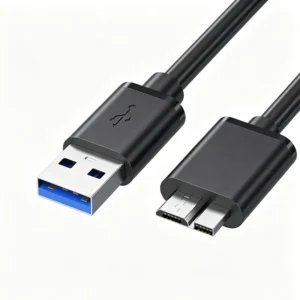 Câble de transfert de données pour disque dur portable, de type Micro USB 3.0 vers USB 3.0 A mâle, pour ordinateur portable