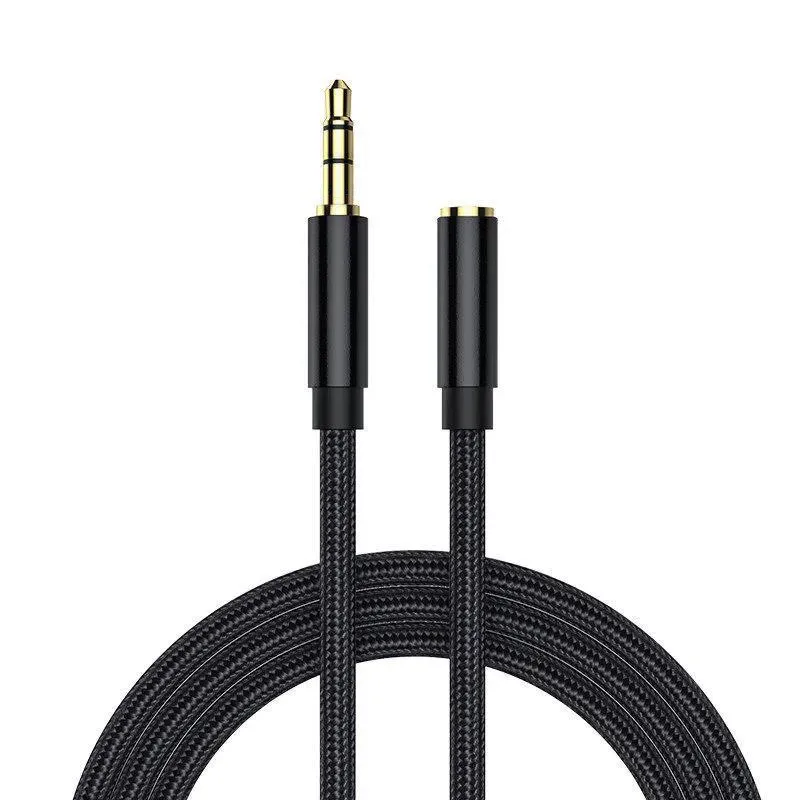 3.5mm AUX Audio Cable Male to Male / Male to Female Nylon Braided Audio Cord for Headphone Speaker