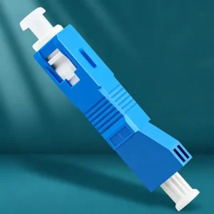 SC Male to LC Female Fiber Optic Adapter with Flange for Optical Testing: imagen 2