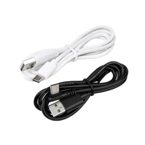 USB‑A～Type‑C 充電ケーブル L字型およびストレート型 Type‑C コネクタ付き電源コード（デスクランプ・ファン・スピーカー用）