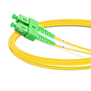 Duplex OS2 Single Mode Fiber Patch Cord SC APC to ST APC, LSZH Jacket Low Return Loss Transition Optical Jumper for Telecom PON Indoor Cabling - Image 3