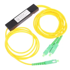 1x2 Fiber Optic Splitter, FBT 50:50, SC/UPC, SC/APC or Bare Pigtail - Image 2