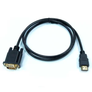 1080P HDMI Male to VGA Male Video Adapter Cable, Built‑in Chip for Computer HDTV Connection