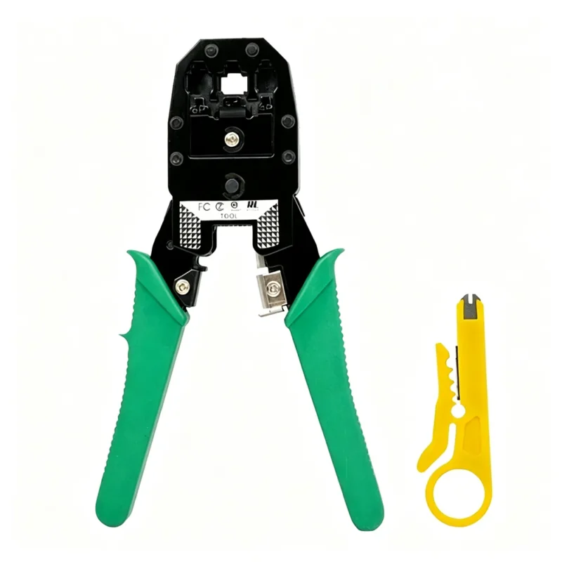TY‑315 3‑in‑1 Network Crimping Tool RJ45 Crimp Plier, Multifunction Strip Cut Crimp Hand Tool for Ethernet Telephone Cable