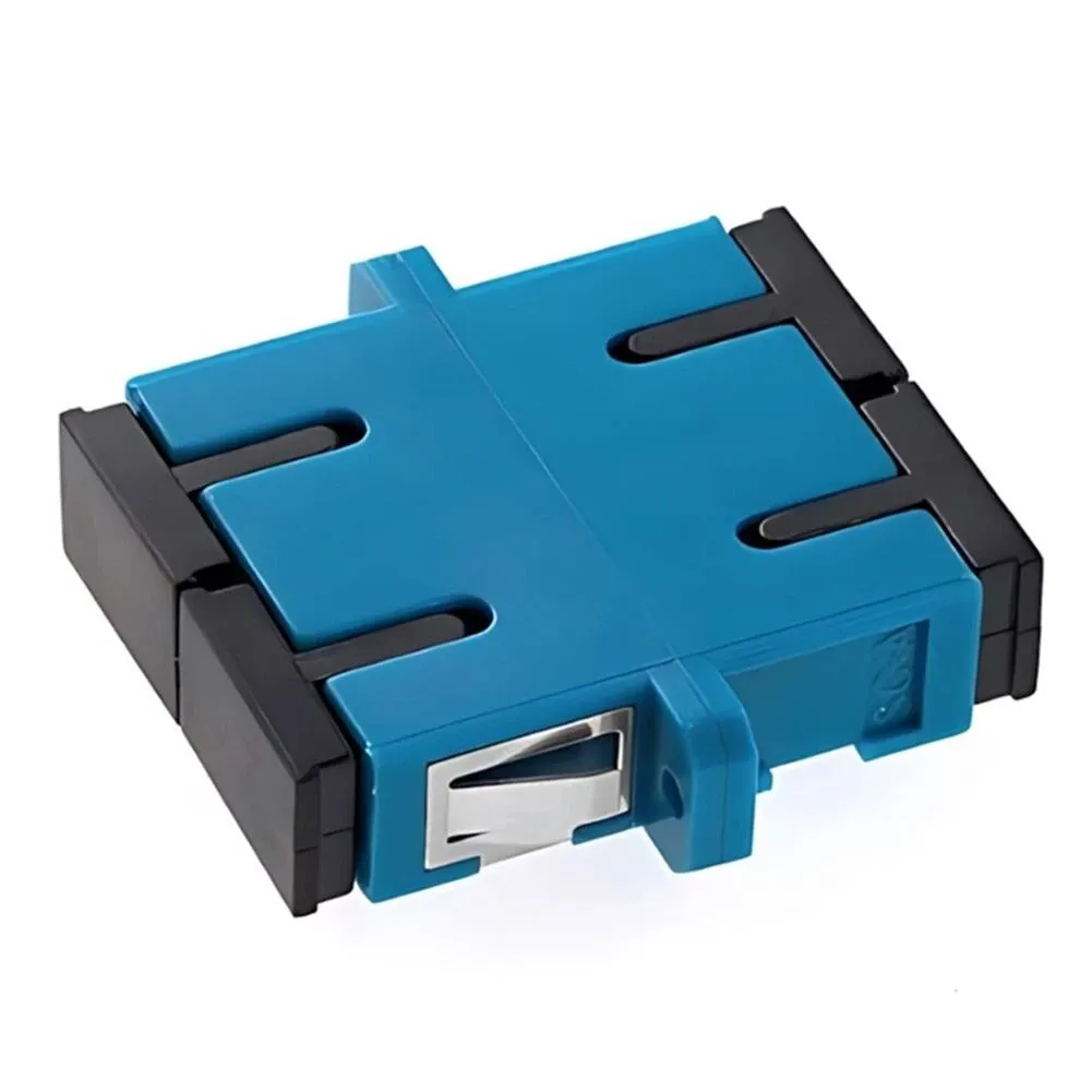 10Pcs SC Duplex Fiber Optic Adapter Female to Female SC‑SC Coupler, Single Mode & Multimode Compatible for ODF Patch Panel - Image 2