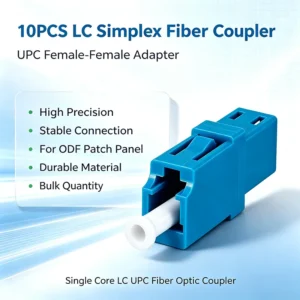 LC Simplex 接头 1 Supplier of fiber optic patch cables, cat5e/cat6/cat6a Ethernet cables, data transmission cables, audio/video cables, and power cords.