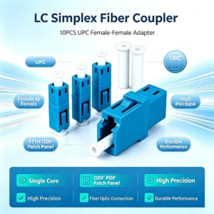 LC Simplex 接头 3 Supplier of fiber optic patch cables, cat5e/cat6/cat6a Ethernet cables, data transmission cables, audio/video cables, and power cords.
