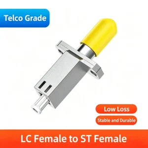 LC Female Hybrid Fiber Optic Adapter for SC FC and ST Female Ports with Long and Short Options: imagen 5