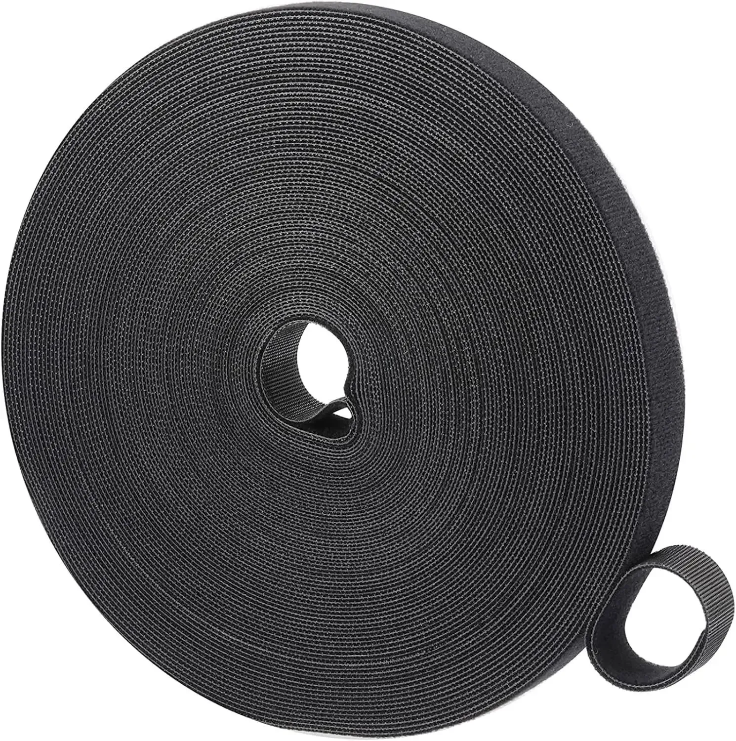 ⁦5M Self Adhesive Hook and Loop Tape Roll Cable Management Fastening Strap Reusable Cable Organizer⁩ - الصورة ⁦2⁩