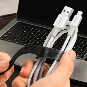 ⁦5M Self Adhesive Hook and Loop Tape Roll Cable Management Fastening Strap Reusable Cable Organizer⁩ - الصورة ⁦6⁩