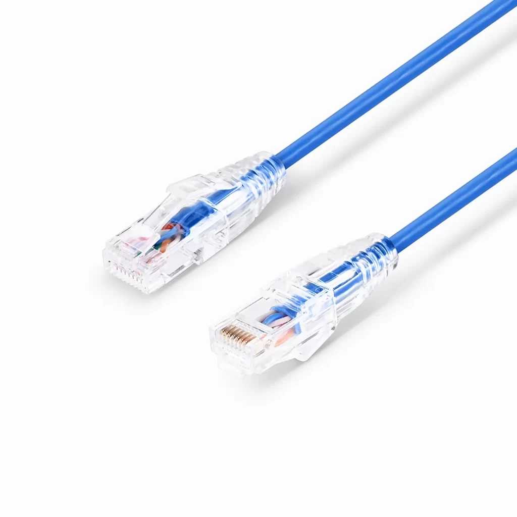 Cat6 28AWG Snagless Неэкранированный (U/UTP) PVC CM Малый Диаметр Высокогибкий Сетевой Патч-Кабель Ethernet