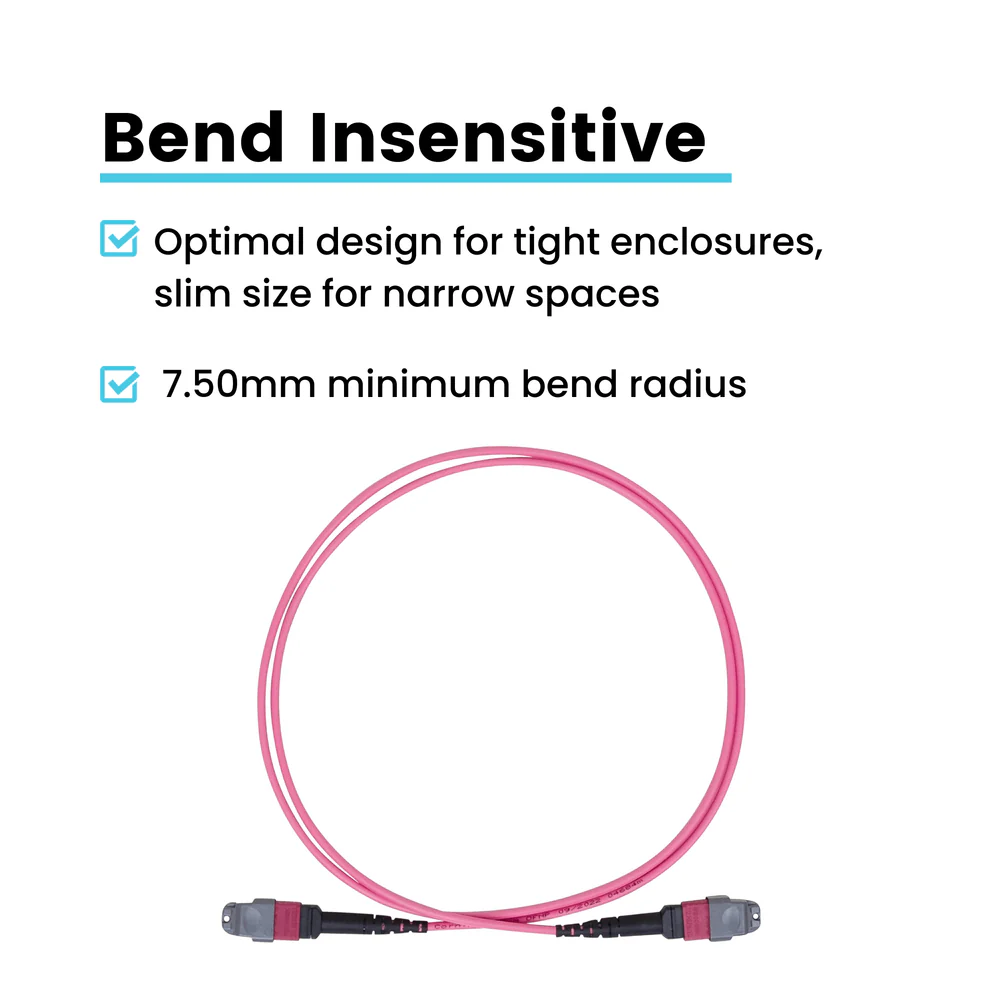 MTP® to MTP® Female OM4 12 Fiber Type B | MM OFNP - Image 6