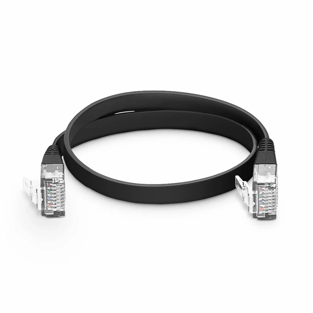 Плоский сетевой патч-корд Ethernet Cat6, 32AWG, с защитой от зацепов, неэкранированный (U/UTP), ПВХ