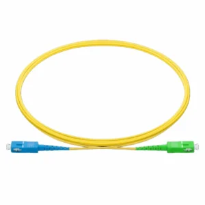 SC/UPC to SC/APC OS2 Simplex Single-Mode Fiber Patch Cord, 2.0mm LSZH