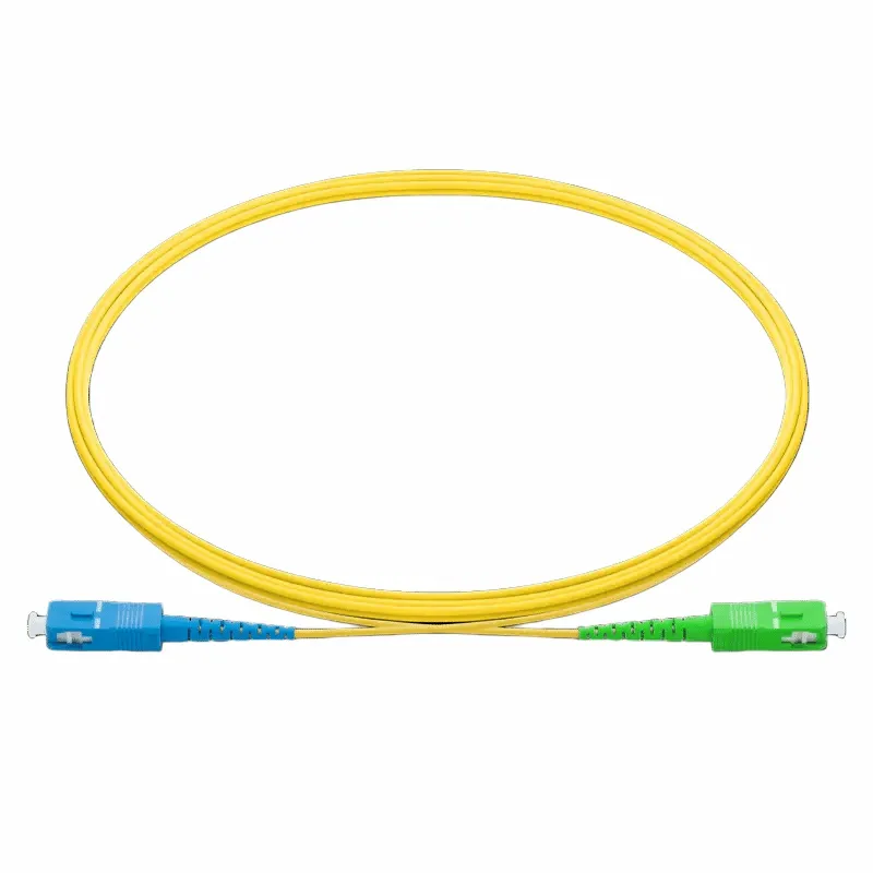 SC/UPC to SC/APC OS2 Simplex Single-Mode Fiber Patch Cord, 2.0mm LSZH