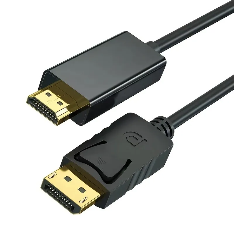 Câble adaptateur DP vers HDMI pour ordinateur à affichage haute définition 4K