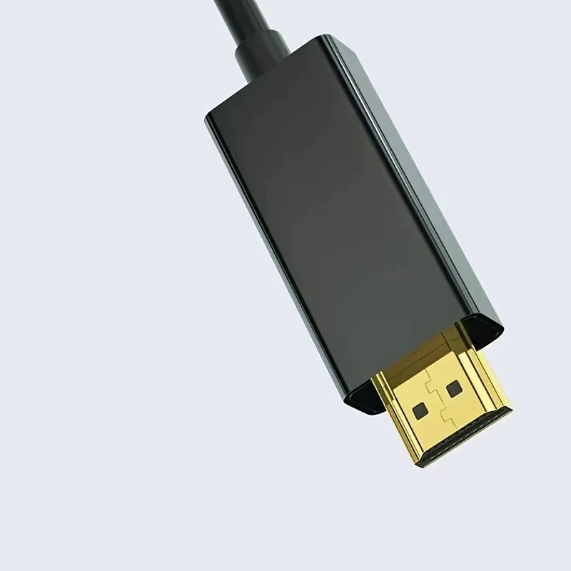 كابل محول من منفذ عرض (DP) إلى واجهة الوسائط المتعددة عالية الوضوح (HDMI) لشاشة كمبيوتر عالية الوضوح بدقة 4K