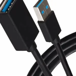 Câble d'extension USB 3.0 Type A Mâle à Femelle Noir