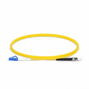 LC/UPC to ST/UPC OS2 Simplex Single-Mode Fiber Patch Cord, LSZH: imagen 2