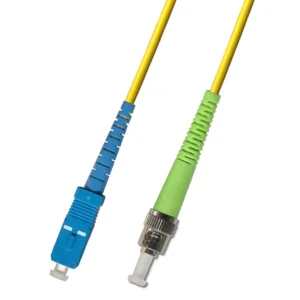 OS2 SC UPC to ST APC Fiber Optic Cable Simplex Singlemode 9/125