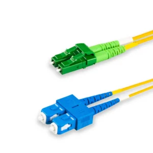 Duplex OS2 Single‑Mode Fiber Patch Cord LC APC to SC UPC, Corning Fiber Core LSZH Jacket Transition Optical Jumper for Mixed‑Polishing Network Cabling - 이미지 3